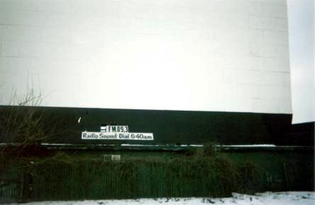 Mt Clemens Drive-In Theatre - FRONT OF SCREEN - PHOTO FROM RG